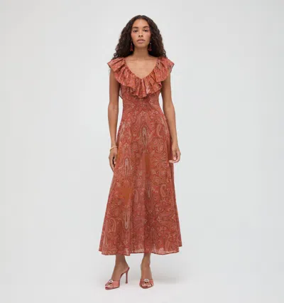 Hill House Home The Milani Dress In Brown