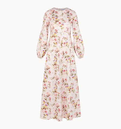 Hill House Home The Nadia Dress In Pink Bluebonnet
