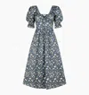 Hill House Home The Ophelia Dress In Navy Bluebonnet