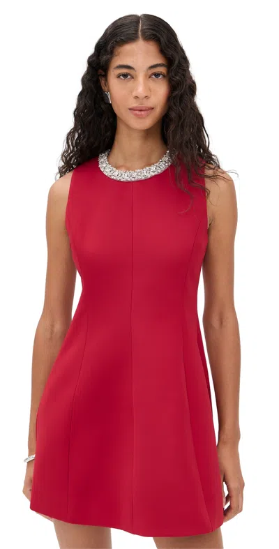 Hill House Home The Parker Dress Cherry In Red