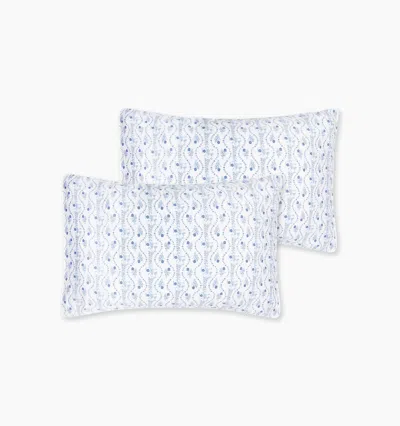 Hill House Home The Pillowcase Set In Blue Vine Stripe