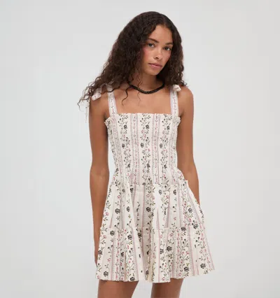 Hill House Home The Ribbon Charlotte Nap Dress In Neutral