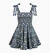 Hill House Home The Ribbon Charlotte Nap Dress In Navy Bluebonnet