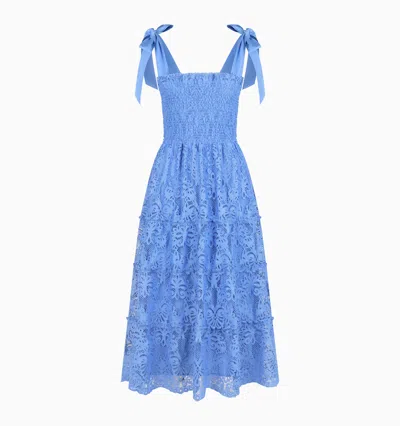 Hill House Home The Ribbon Ellie Nap Dress In Sky Blue Lace