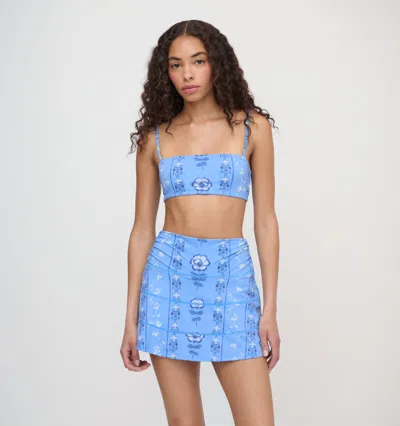 Hill House Home The Riley Pool Skort Arcadia Border In Blue