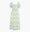 Hill House Home The Scarlett Midi Nap Dress In Green