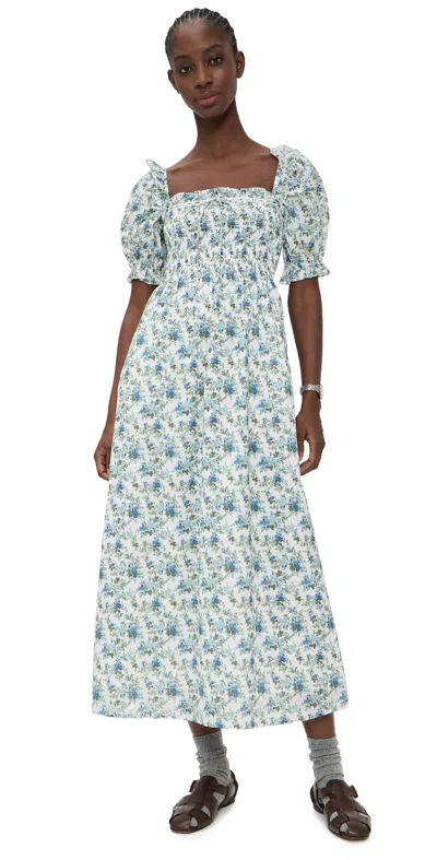 Hill House Home The Scarlett Midi Nap Dress In White