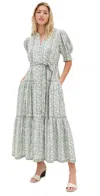 Hill House Home The Yara Short Sleeve Dress In Multi