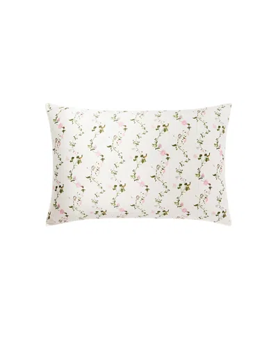 Hill House Home The Sisi Silk Pillowcase, Standard In Pink Pond Floral
