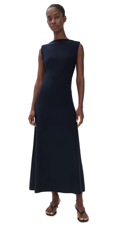 Hill House Home The Sloane Dress Midnight Navy In Blue