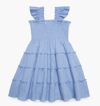 Hill House Home Kids' The Tiny Ellie Nap Dress In Blue