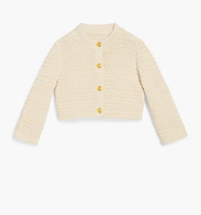Hill House Home Kids' The Tiny Harper Cardigan In Brown
