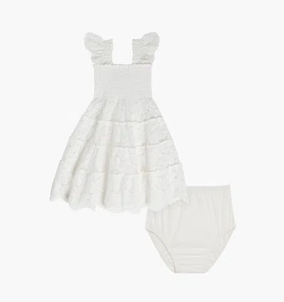 Hill House Home The Tiny Lace Ellie Nap Dress In White Lace