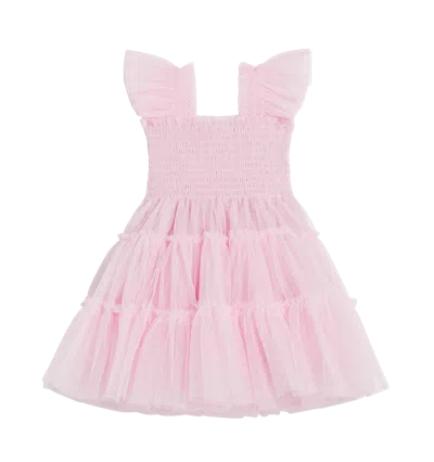 Hill House Home The Tiny Tulle Ellie Nap Dress In Pink Tulle