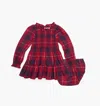 Hill House Home The Tiny Viviana Nap Dress In Red