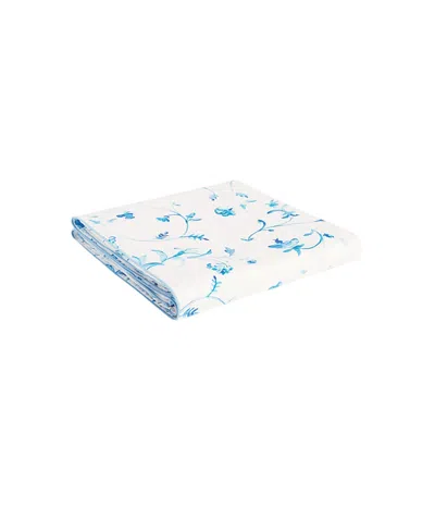 Hill House Home The Top Sheet, Full In Blue Botanical