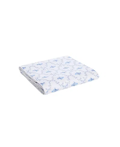 Hill House Home The Top Sheet, Twin In Blue Trellis