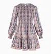 Hill House Home The Viviana Mini Nap Dress In Navy Emma Stripe