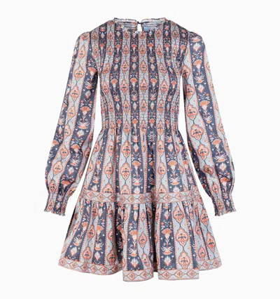 Hill House Home The Viviana Mini Nap Dress In Navy Emma Stripe