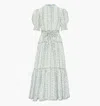 Hill House Home The Yara Short Sleeve Dress In Blue