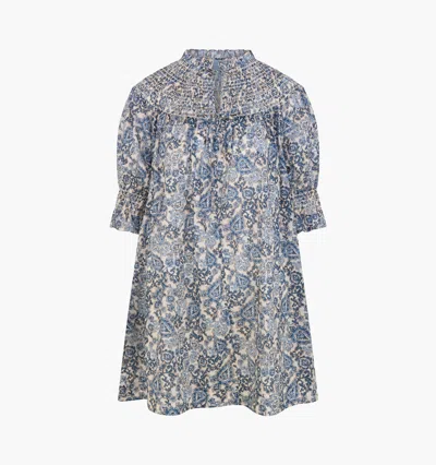 Hill House Home The Zinnia Mini Nap Dress In Blue
