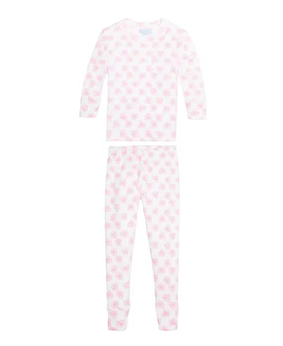 Hill House Home Unisex The Tiny Sully Pj Set - Baby, Little Kid, Big Kid In Pink