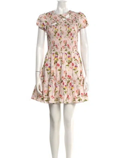 Pre-owned Hill House Home W/ Tags Mini Dress W/ Tags In Multi
