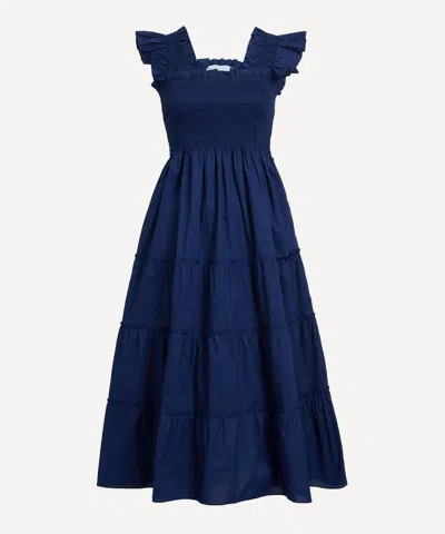 Hill House Home The Maternity Ellie Nap Dress Navy Cotton