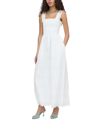 Hill House Home The Ashlyn Eyelet Nap Maxi Dress In White