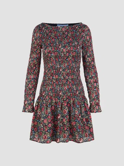 Hill House Home Women's The Dalia Mini Nap Dress In Jacobean Sprig