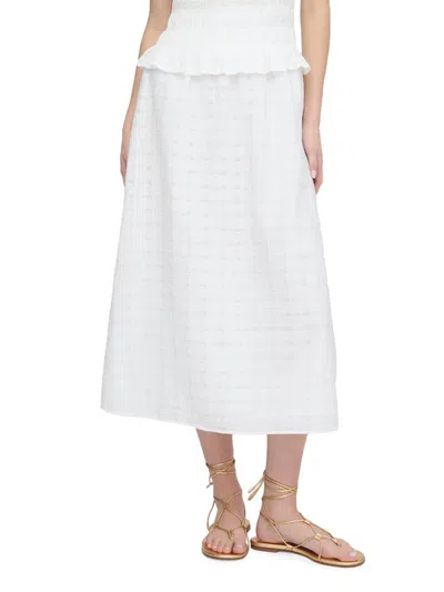 Hill House Home Women's The Delphine Nap Skirt In White