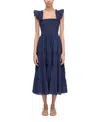 Hill House Home The Ellie Maxi Nap Dress In Blue