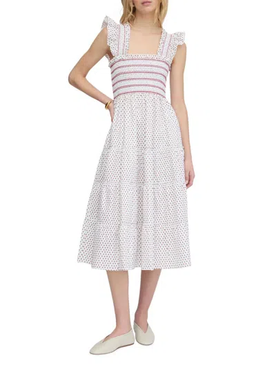 Hill House Home The Ellie Nap Midi Dress In Pink