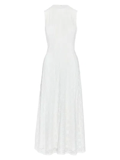 Hill House Home Leanne Paneled Lace Maxi Dress In Neutral