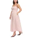 Hill House Home The Margot Dress In Pink Emma Ikat Stripe