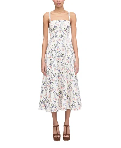 Hill House Home The Margot Midi Dress In Multi