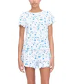 Hill House Home Women's The Nina Short Pajama Set In Blue