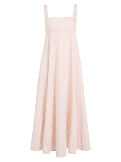 Hill House Home The Rowena Dress Baroque Shells In Pale Coral