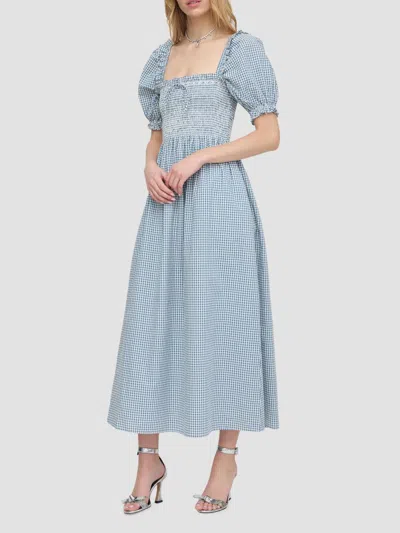 Hill House Home Women's The Scarlett Midi Nap Dress In Blue