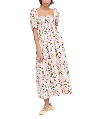 Hill House Home Women's The Scarlett Nap Dress In Multi Bluebonnet