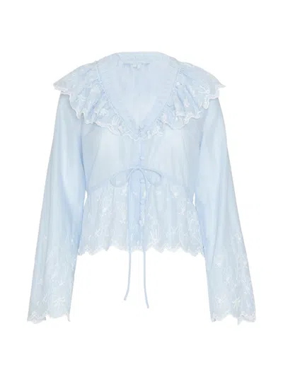 Hill House Home The Zoya Top In Blue