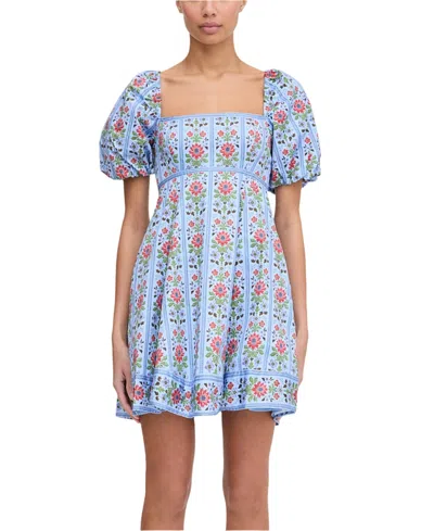 Hill House Home Womens' The Matilda Mini Dress In Blue