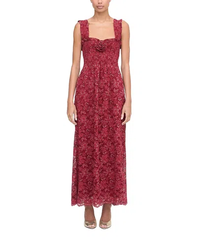 Hill House Home The Rosetta Nap Dress Claret In Red