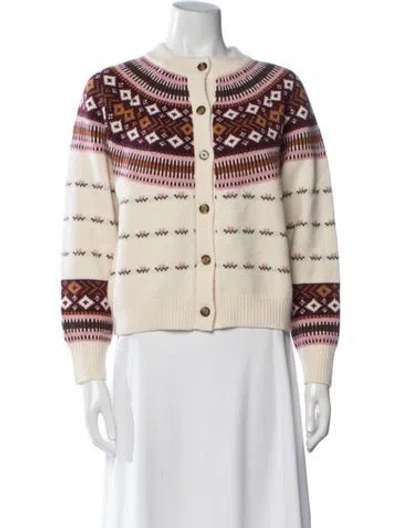 Pre-owned Hill House Home Wool Patterned Sweater In Multicolor