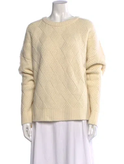 Pre-owned Hill House Home Wool Patterned Sweater In Neutrals