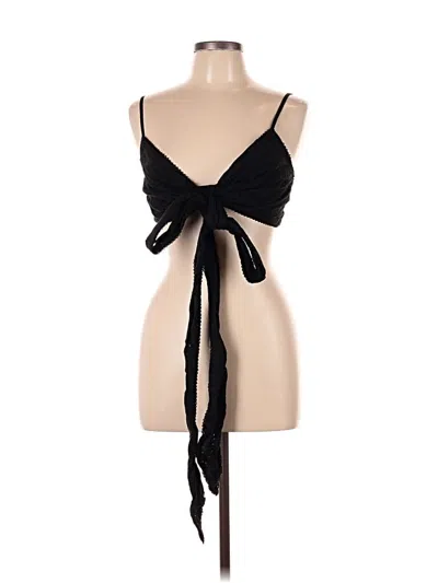 Pre-owned Hill House Tank Top Black Strapless Neckline Tops