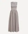 Hill House Women's Chocolate Gingham Cosima Nap Dress