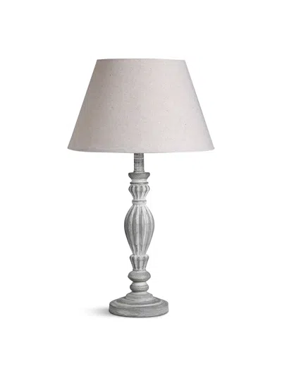 Hill Interiors Aegina Table Lamp, Linen, Size 40cm