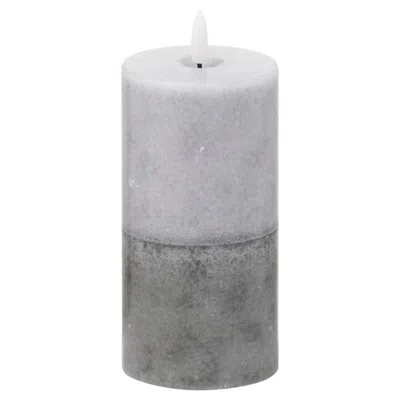 Hill Interiors Luxe Collection Dipped Natural Glow Electric Candle In Gray