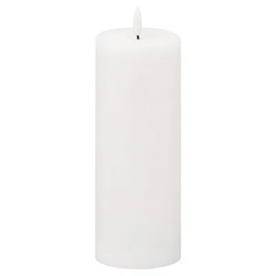 Hill Interiors Luxe Collection Natural Glow Electric Candle (white) (10cm X 7cm X 7cm)